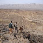 The terrain was like walking on broken plates